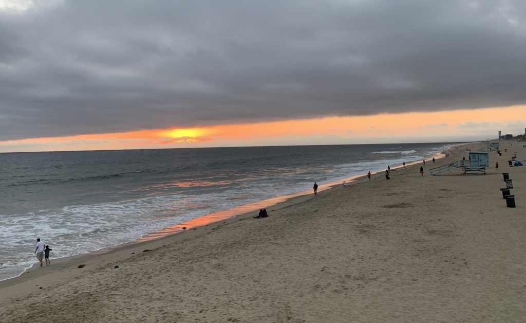 Manhattan Beach view Sunset