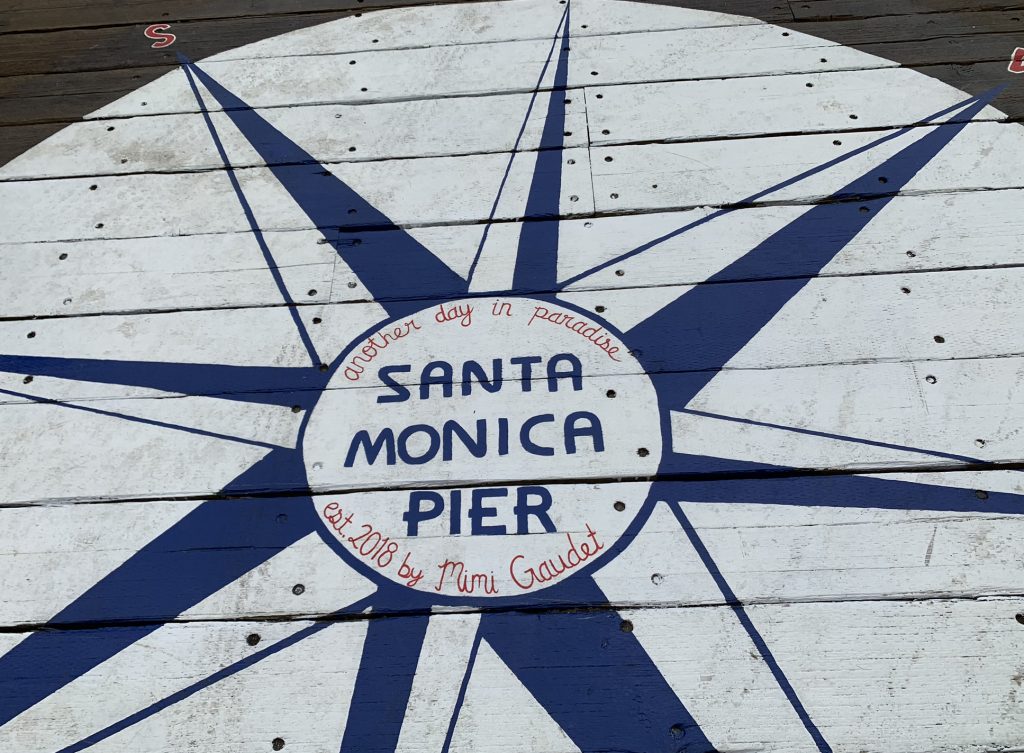 Santa Monica Pier Floor Painting