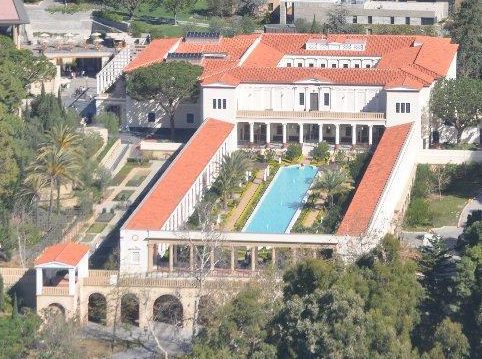 The Getty Villa Arial