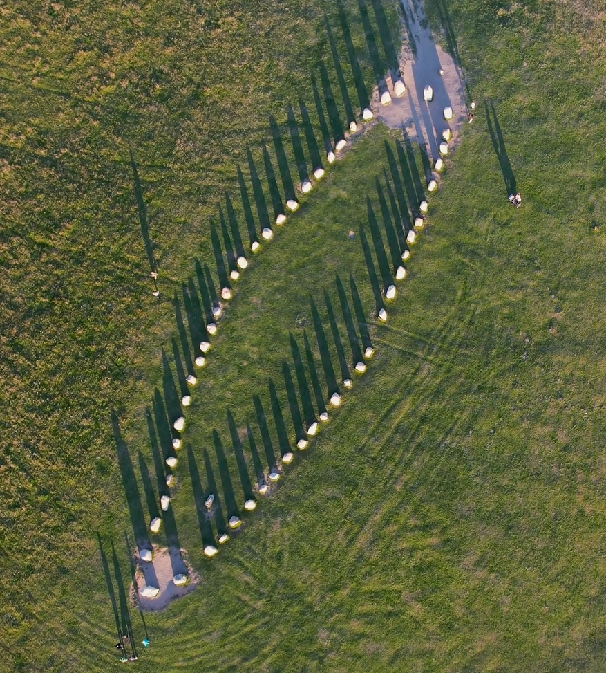 Ale stones aerial