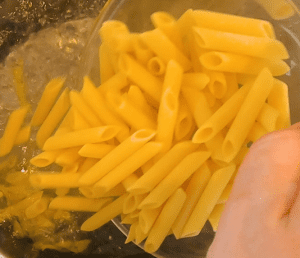 Boiling Penne