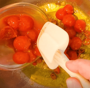 Cooking Pasta Puttanesca
