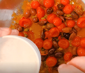 Cooking Pasta Puttanesca