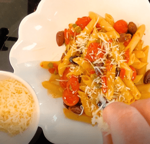 Cooking Pasta Puttanesca
